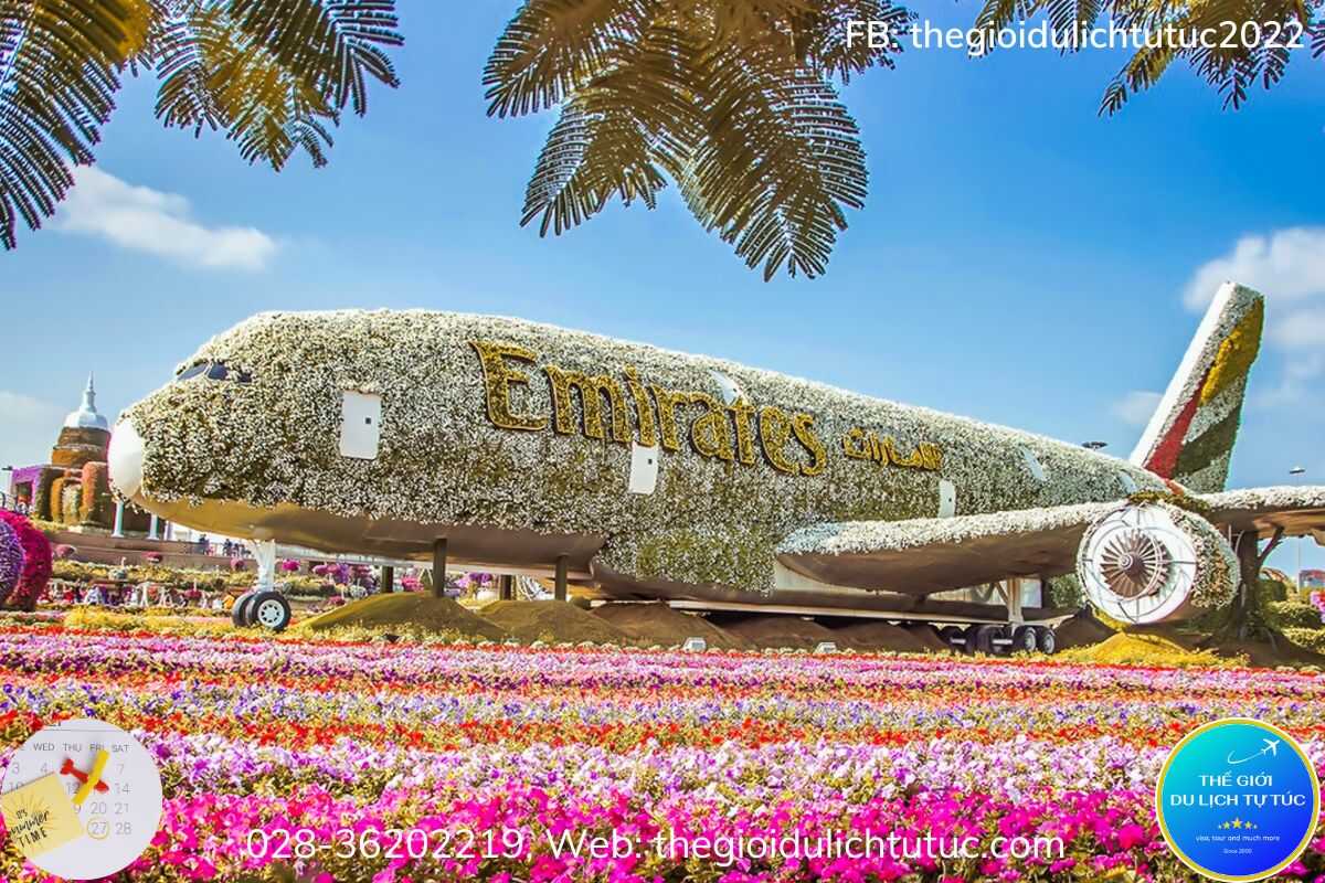 Vườn hoa Dubai Miracle-thegioidulichtutuc