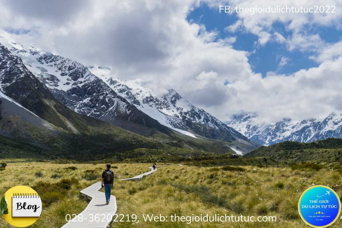 Đường mòn Hooker valley track, một trong những cảnh đẹp New Zealand-thegioidulichtutuc