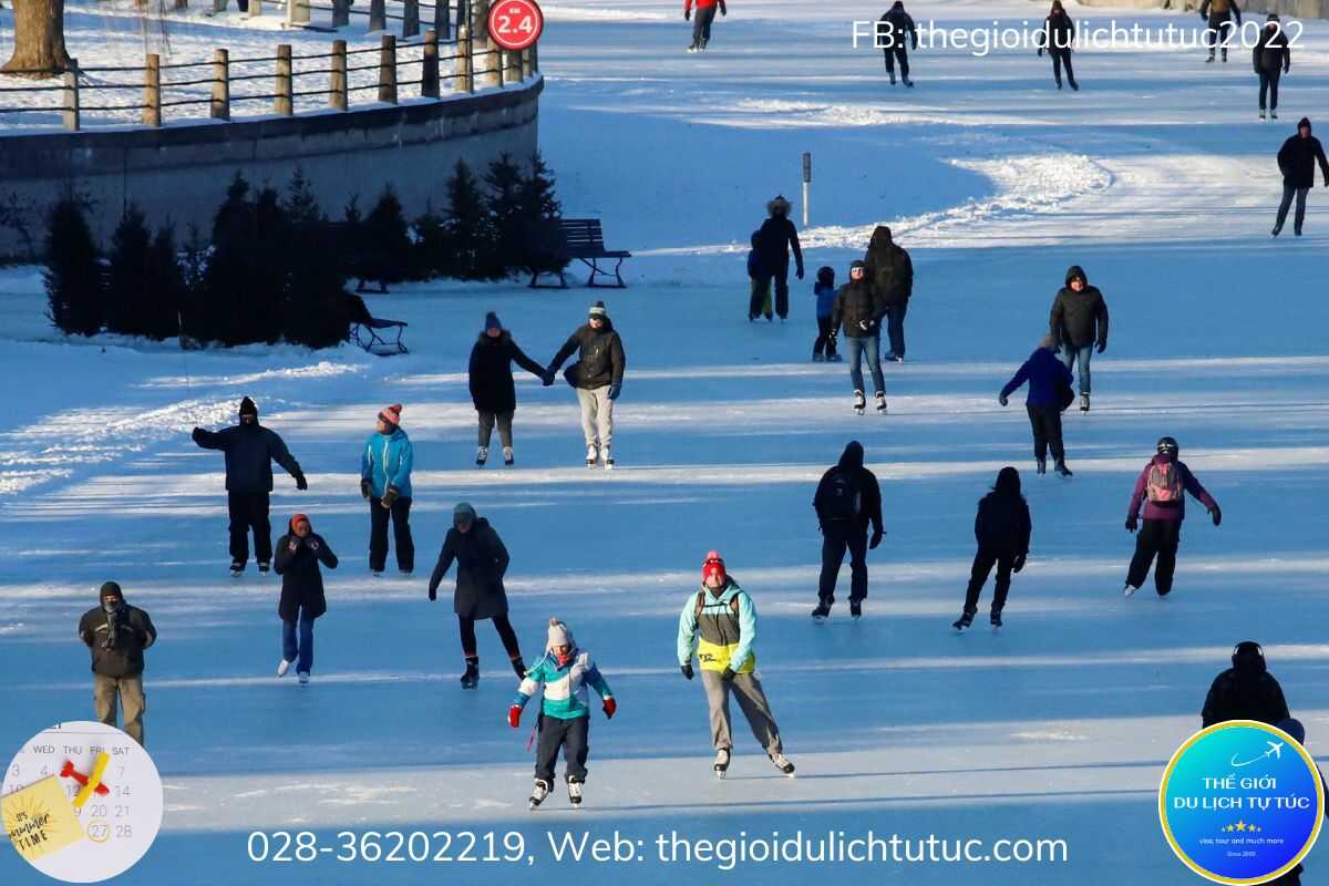 Sân trượt băng Rideau Canal-thegioidulichtutuc