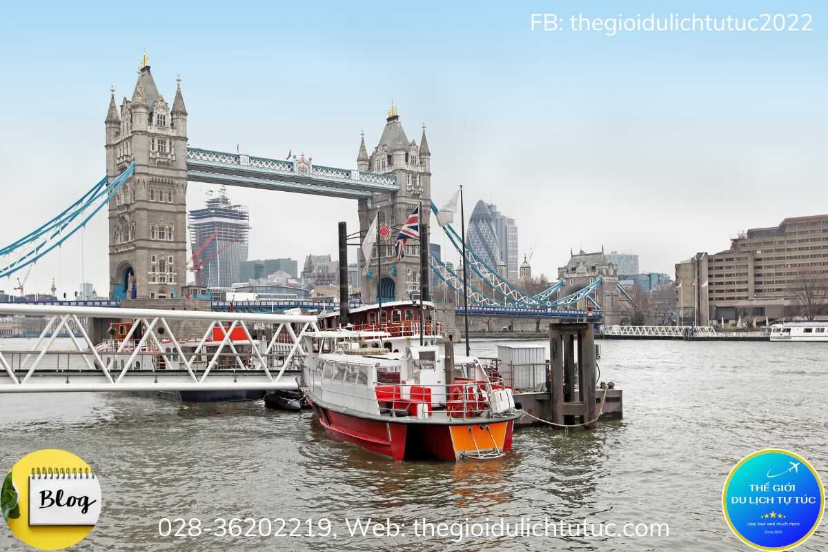 Sông Thames của thủ đô Luân Đôn-thegioidulichtutuc