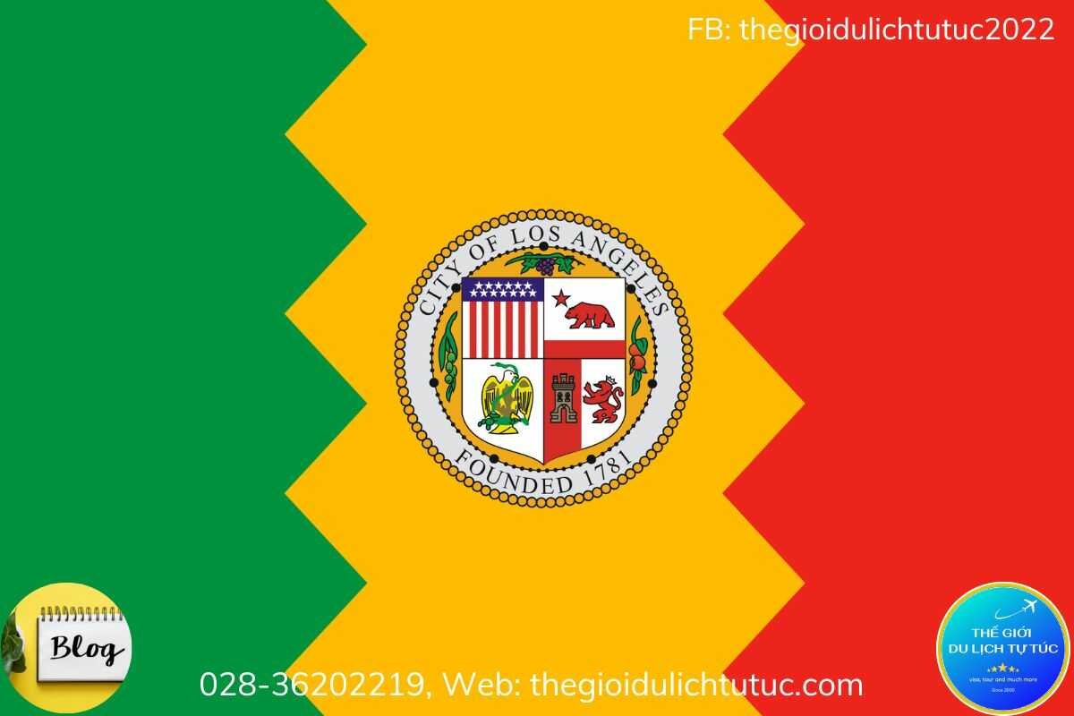 Lá cờ của Los Angeles-thegioidulichtutuc