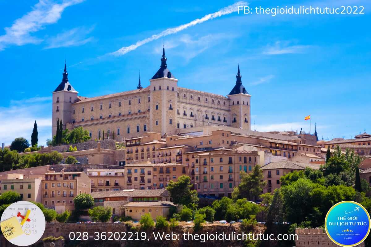 Pháo đài Alcazar ở Toledo-thegioidulichtutuc