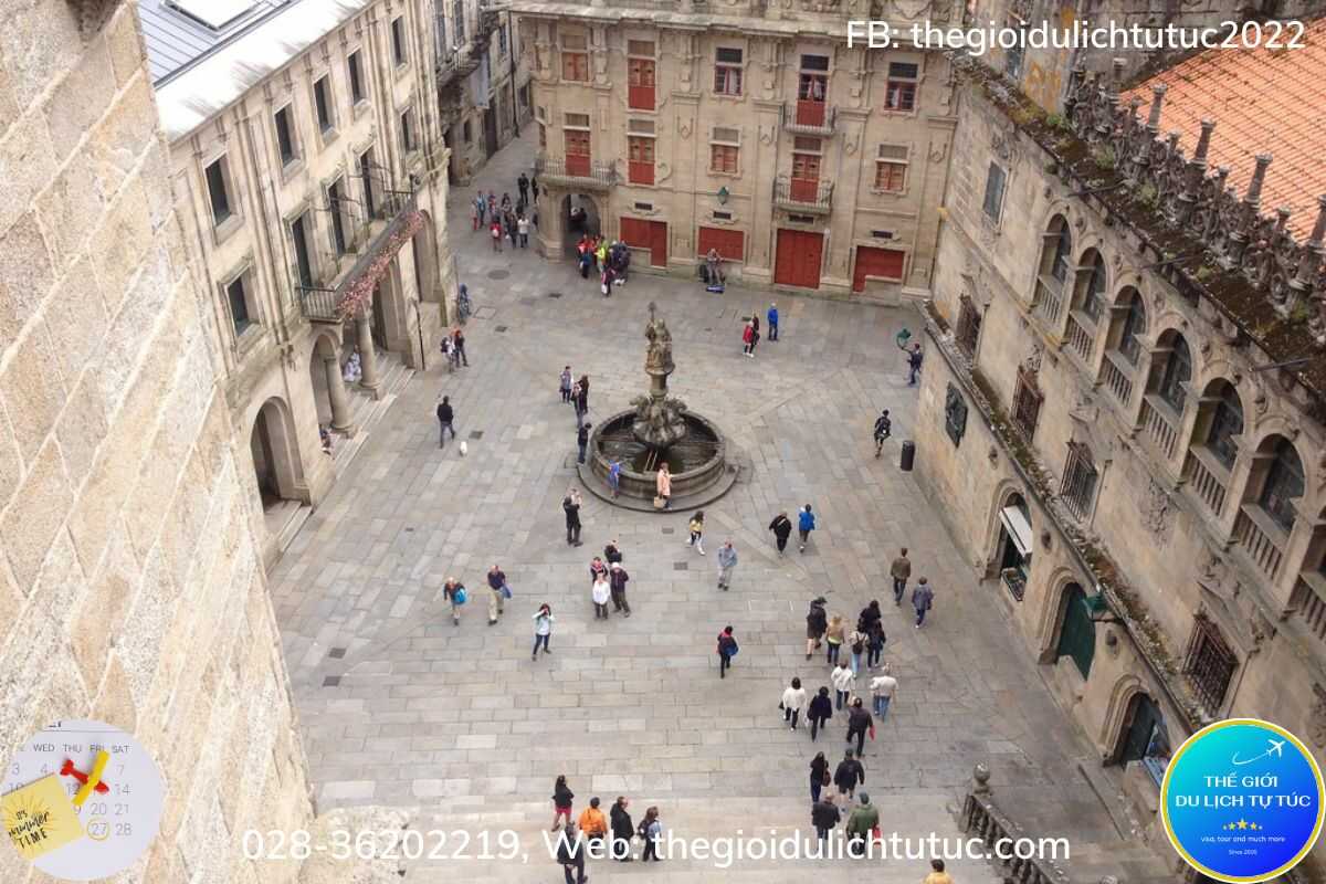 Phố cổ Santiago de Compostela-thegioidulichtutuc
