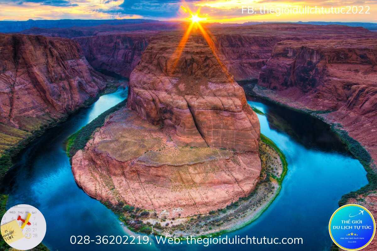 Sông Colorado len lỏi vào Grand Canyon-thegioidulichtutuc